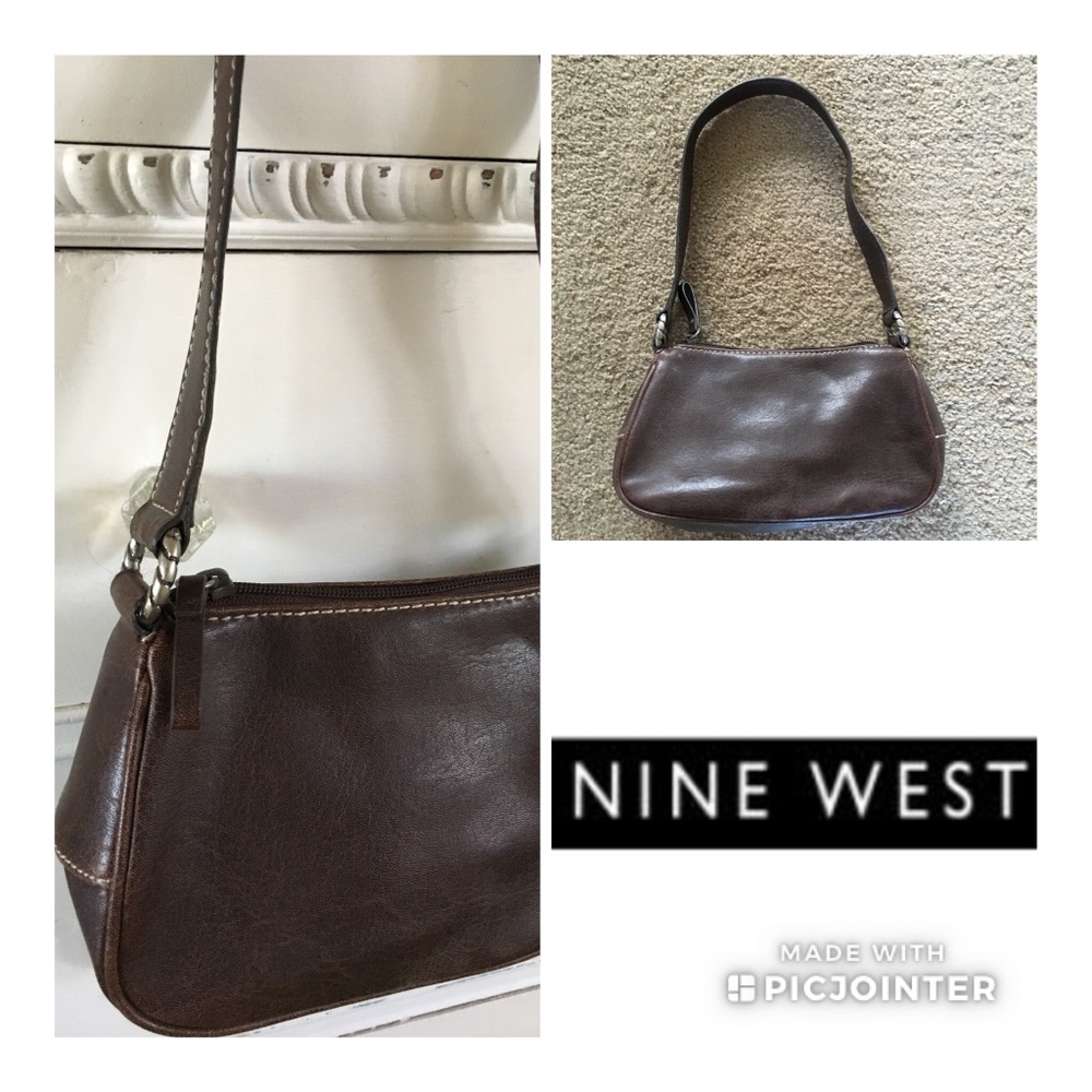 NINE WEST Small Distressed "Leather" Purse
